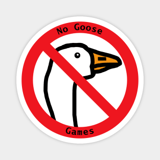 Portrait No Goose Games Magnet