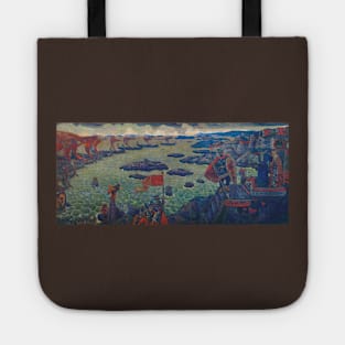 Ready for the Campaign (The Varangian Sea) by Nicholas Roerich Tote