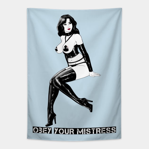 Dominatrix 85 Tapestry by raulovsky