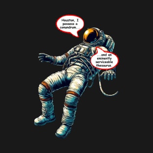 Perilously Smart Ass-tronaut. T-Shirt