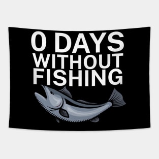 0 days without fishing Tapestry