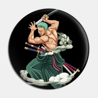 Zoro one piece anime Pin