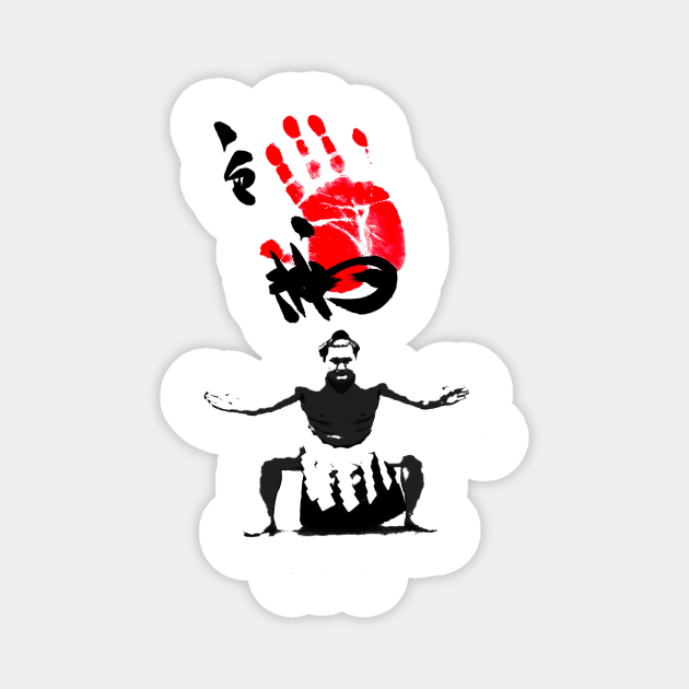 Sumo Hakuho Yokozuna wrestler Magnet by YokaiLee5