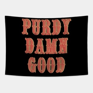 PURDY DAMN GOOD VINTAGE RETRO Tapestry