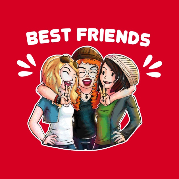 Girls best friends friendship day by Superior T-Shirt