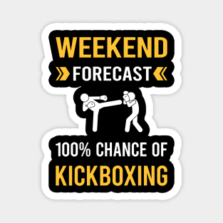 Weekend Forecast Kickboxing Magnet