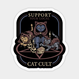 Support Your Local Cat Cult Magnet