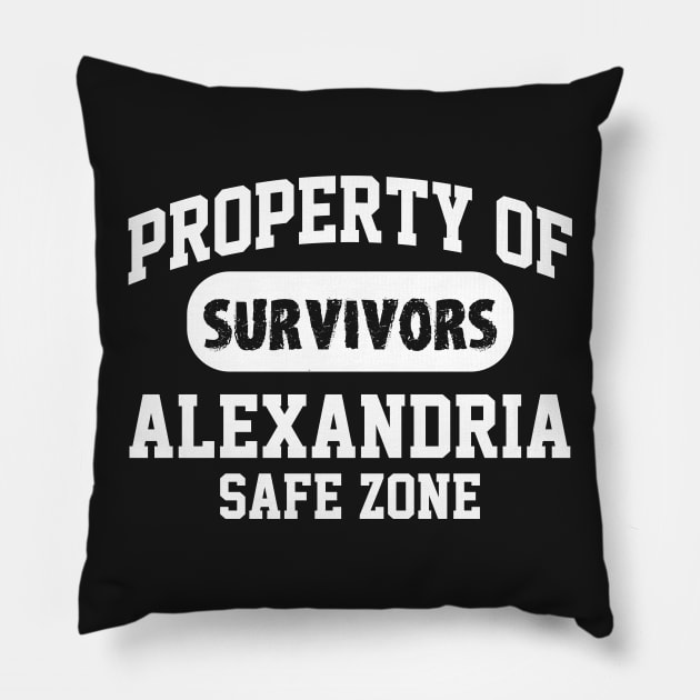 ALEXANDRIA SAFE ZONE Pillow by criss leontis