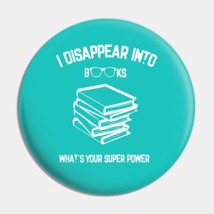 Book Lover Pin