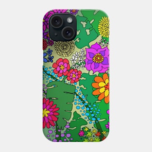 Folk Floral Spray Phone Case