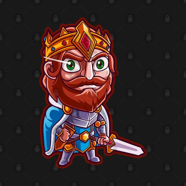 King Arthur Need cartoon mascot like this by BjorkaHacker