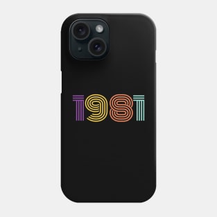 1981 - An Unforgettable Year Phone Case