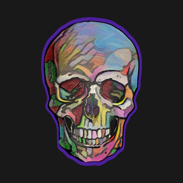 The Happy Skull (Purple) by Diego-t