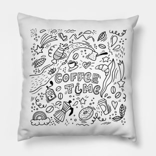 Coffee Time Pillow