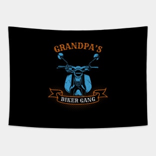 Grandpa's Biker Gang Father's Day Tapestry