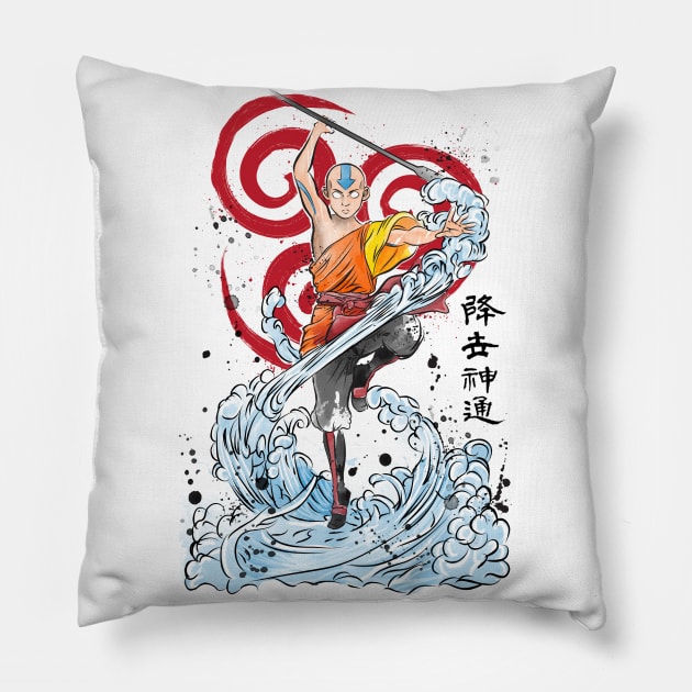 The Power of the Air Nomads Pillow by DrMonekers