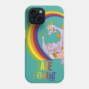 Save Figment - Journey Into Imagination at Epcot - WDWNT.com Phone Case