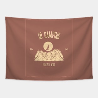 Go Camping Forever Wild Tapestry