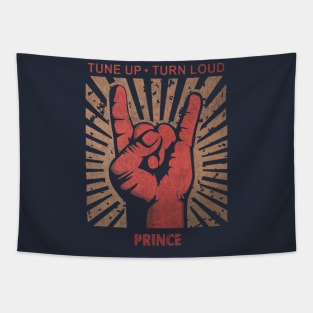 Tune up . Turn loud Prince Tapestry