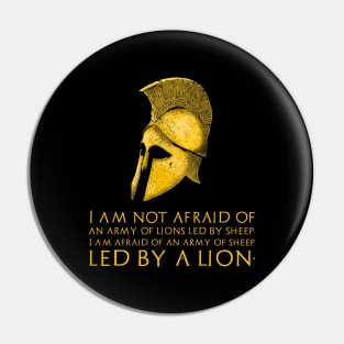 Alexander The Great Quote - Ancient Macedonian Greek History Pin