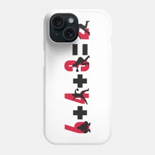 Baseball 6+4+3=2 Phone Case