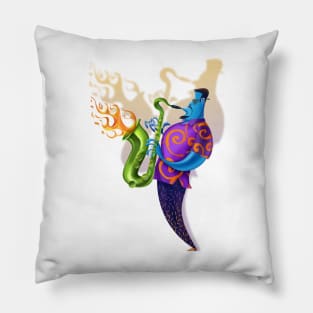 Sax Man Pillow