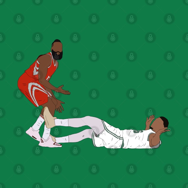 Marcus Smart Draws The Charge by rattraptees