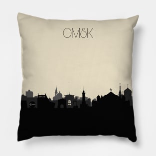 Omsk Skyline Pillow