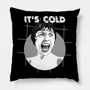 psycho cold shower Pillow