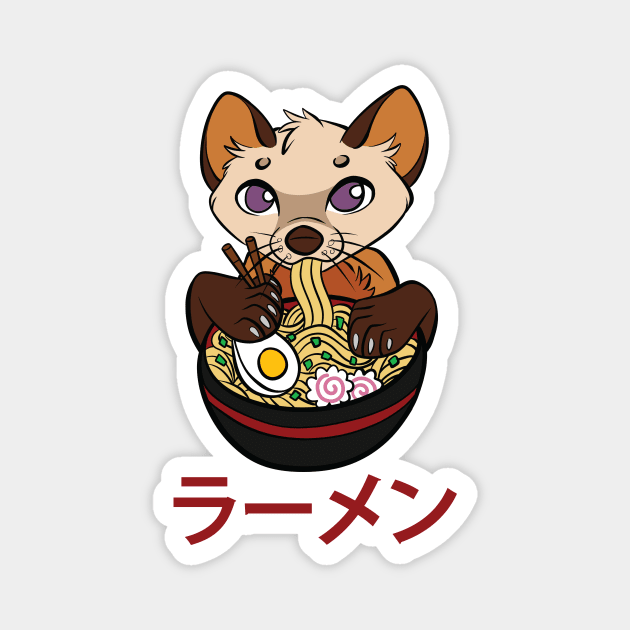 Ramen Noodle Magnet by Kumotta