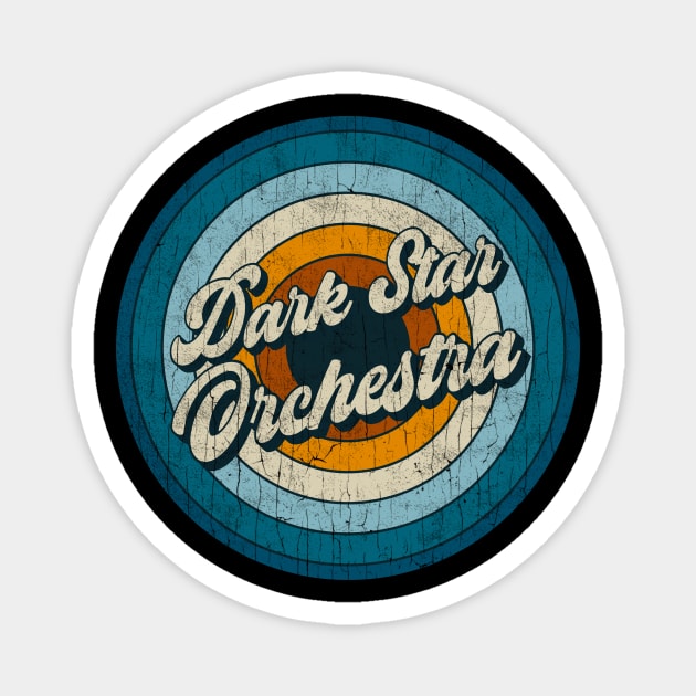 Dark Star Orchestra - Retro Circle Vintage Magnet by Skeletownn