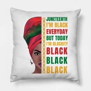 Juneteenth Celebrate Freedom Pillow