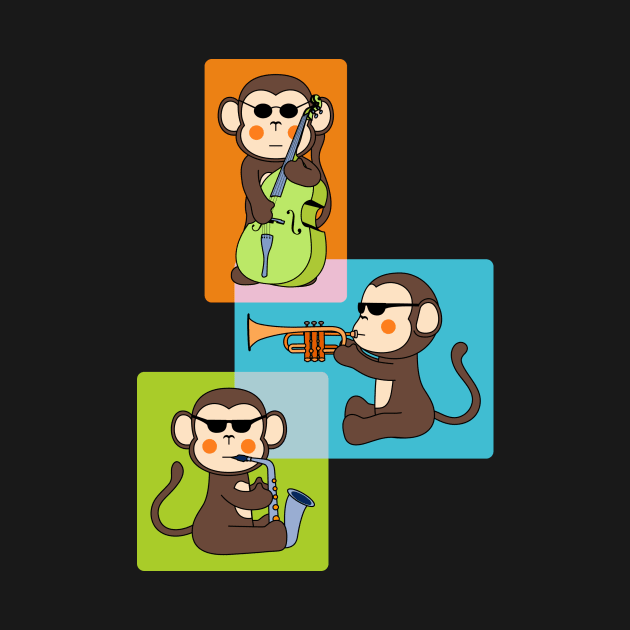 Jazz Monkeys by MonkeyMade