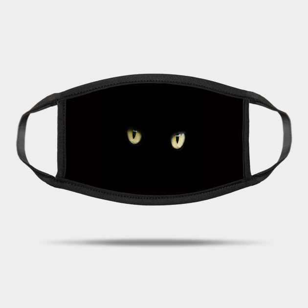 Black Cat Eyes Black Cat Mask Teepublic