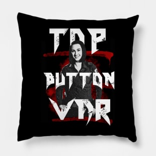 Metal- Top Button War Pillow