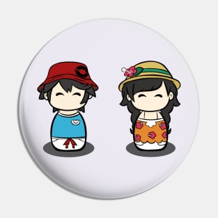 Kawaii Ultra Sun & Moon Trainers Pin