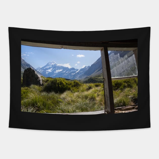 Mount Cook framed Tapestry by sma1050