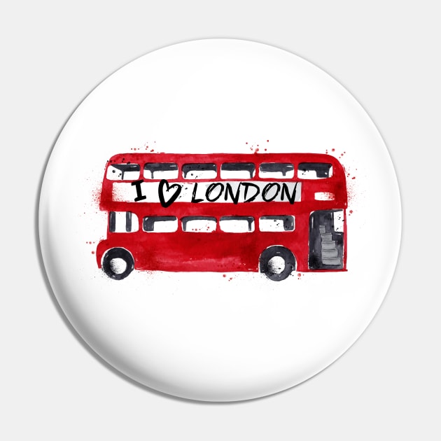 I Love London Pin by TambuStore