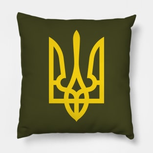 Gold Tryzub Pillow