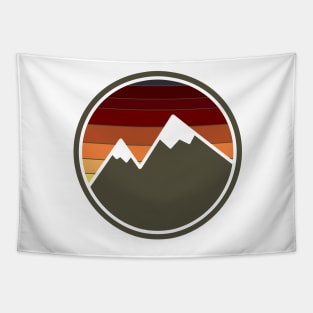 Vintage mountain Patch Tapestry