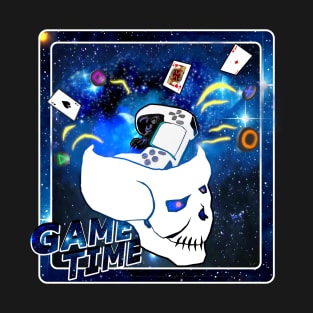 Game Time Skull Space T-Shirt