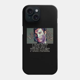 Live Out Your Magic (famous face with hands fingers) Phone Case