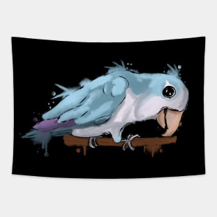 Funny quaker parrot Tapestry