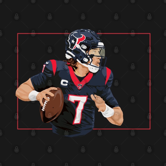 CJ Stroud Houston Texans by RipleyArtShop