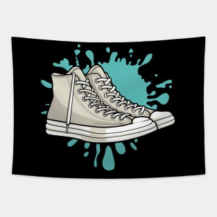 White Skate Sneaker Tapestry