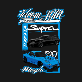 Telram's Supra mk4 and RX7 Design 1 T-Shirt