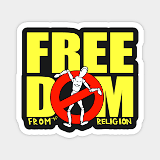 Freedom from Religion by Tai's Tees Magnet