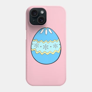 Blue Daisy Easter Egg Phone Case