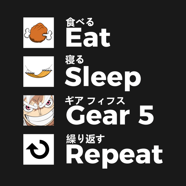 Eat Sleep Gear 5 Repeat by zerooneproject