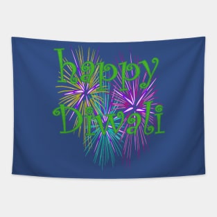 Happy Diwali Festival Of Light Over Dark Celebration 2 Tapestry